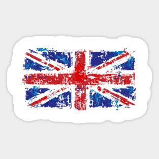 Modern, Graffiti-Style Union Jack Sticker